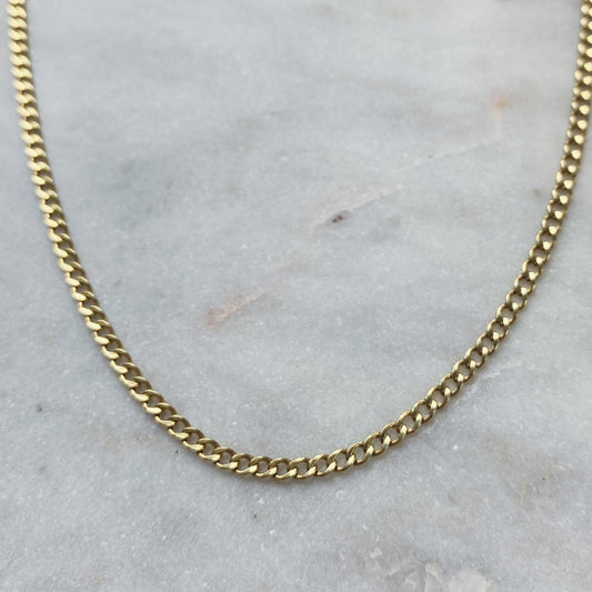 14K Gold Curb Chain
